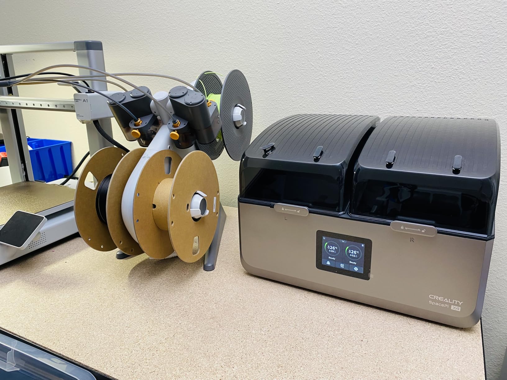 Creality Space Pi X4 Filament Dryer, 4-Roll 3D Printer Dry Box customer photo 2