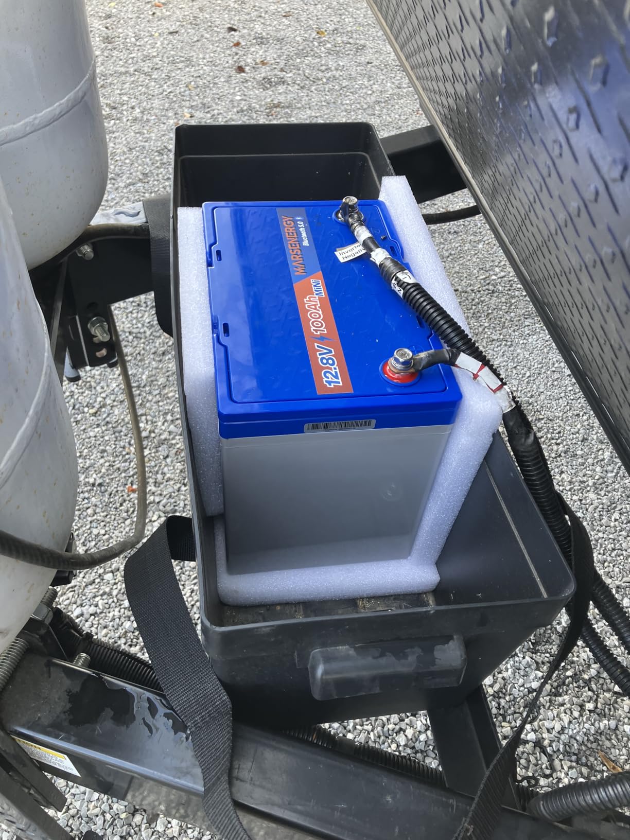 12V 100Ah LiFePO4 Lithium Battery, Bci Group 24 Size, 100A BMS customer photo 2