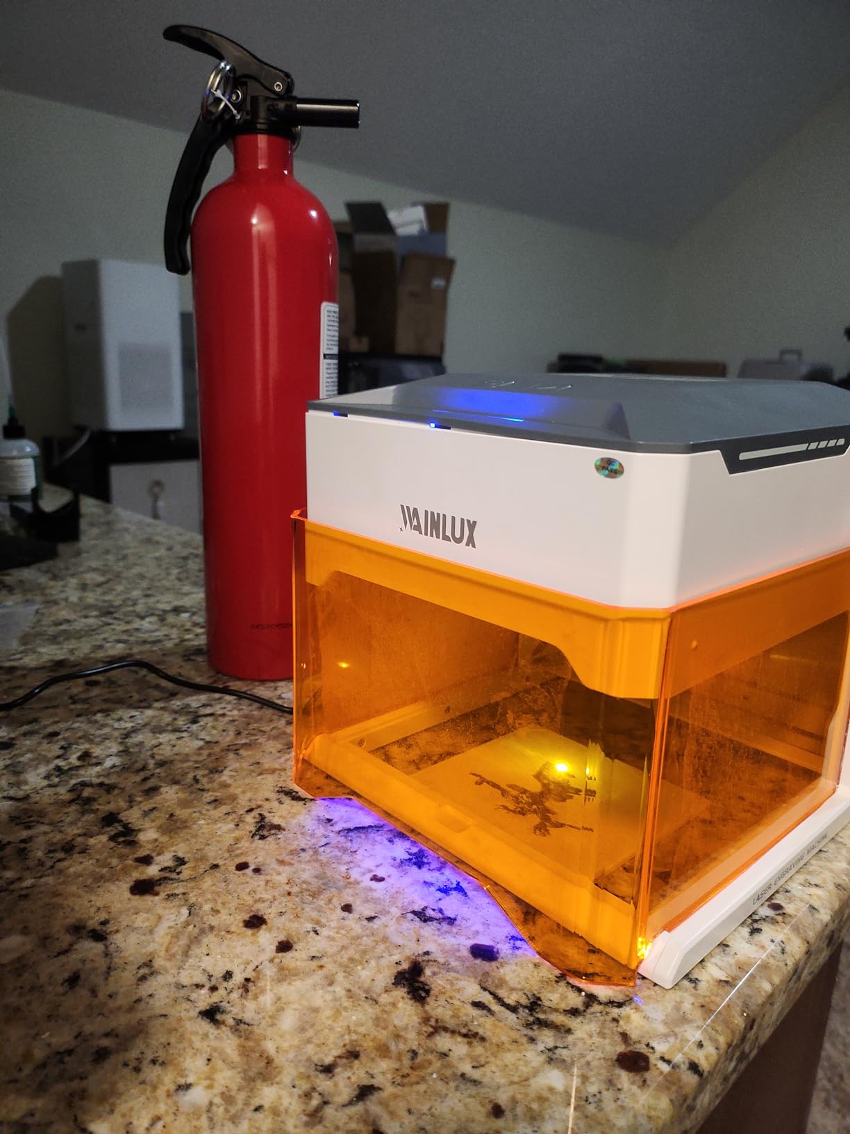 WAINLUXPRO K10 5W Laser Engraver, Class 1 Enclosed Engraving Machine customer photo 2