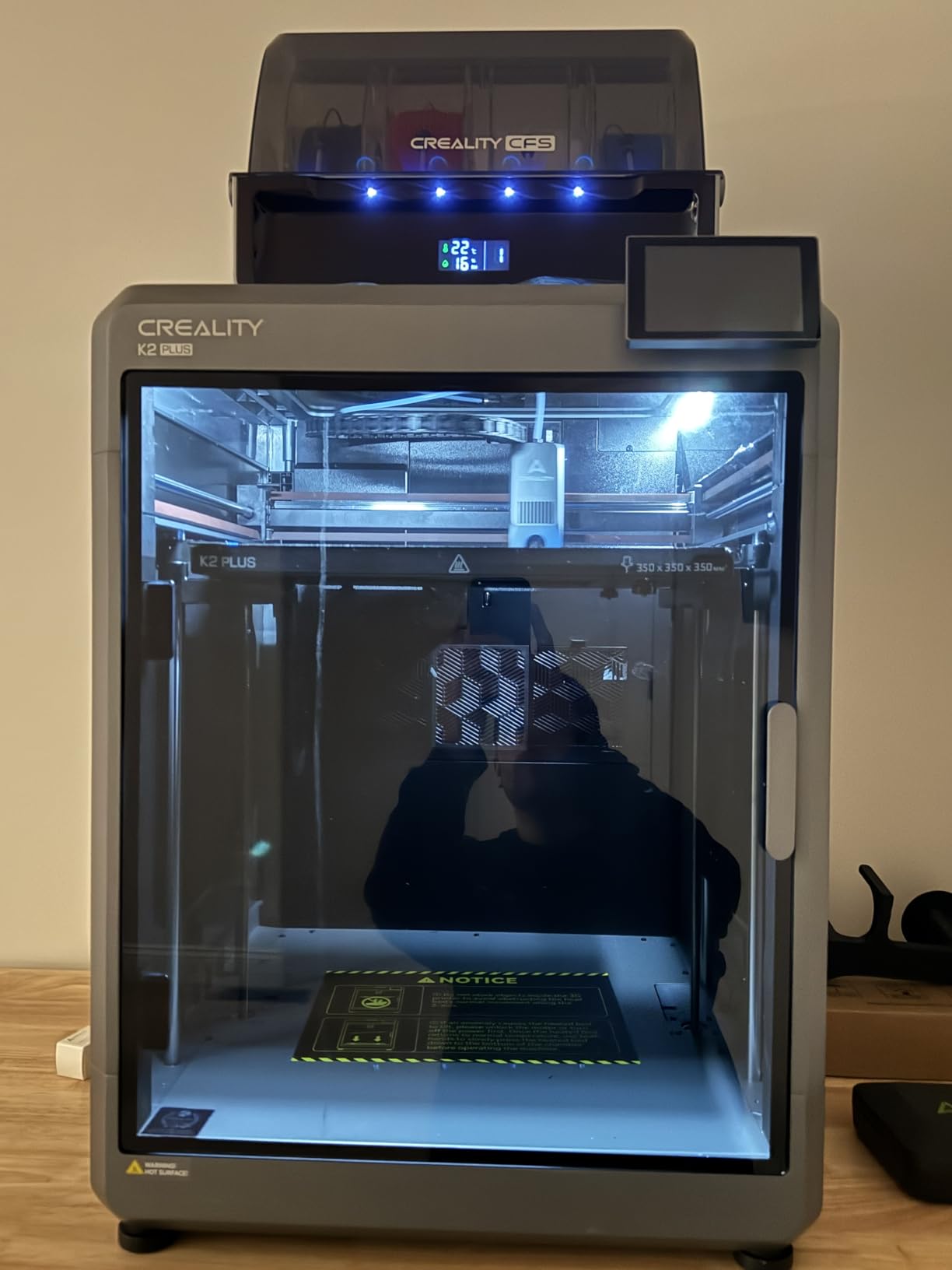 Creality K2 Plus Combo 3D Printer, Multi Color Printing with New CFS customer photo 1