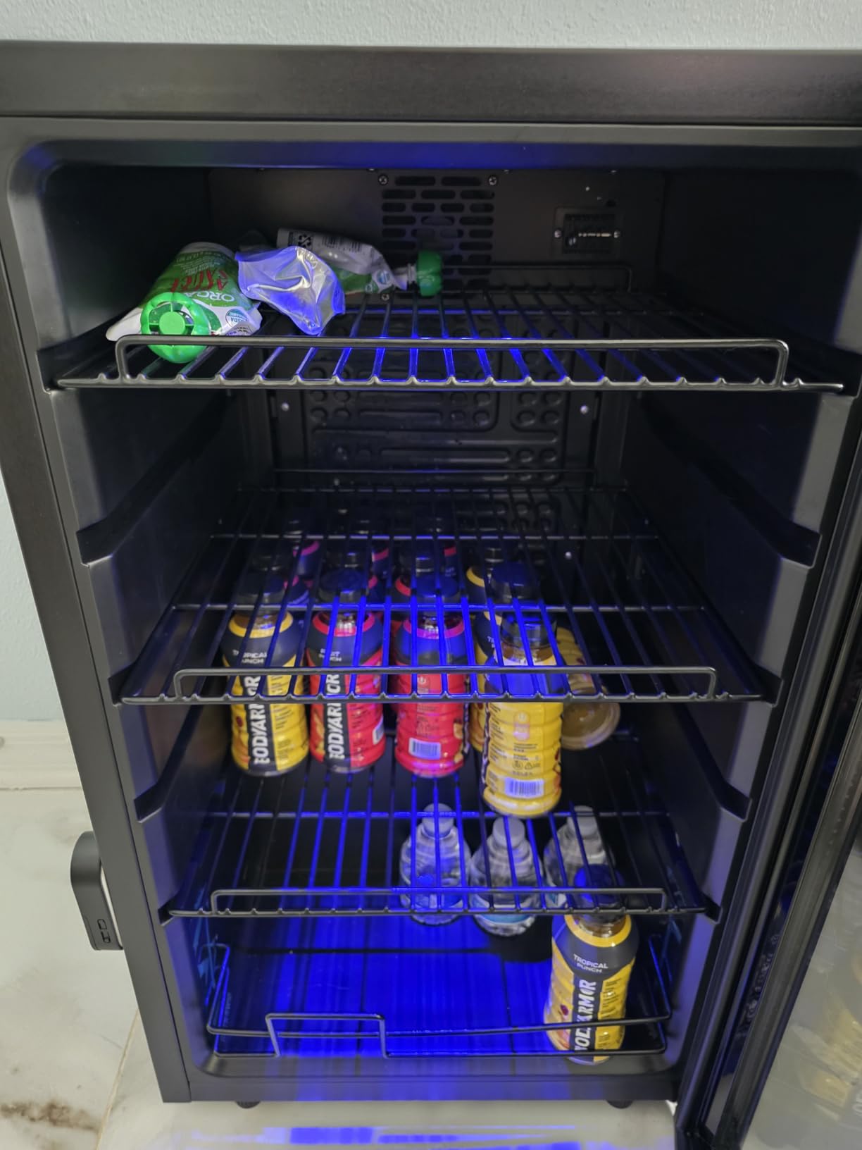 BODEGA BODEGACOOLER 12.5 Cu. Ft. Upright Commercial Beverage Refrigerator, Large Glass-Door Display Merchandiser, Energy-Star Rated Drink & Bar Cooler with Soft LED Lighting and Adjustable Shelves customer photo 1