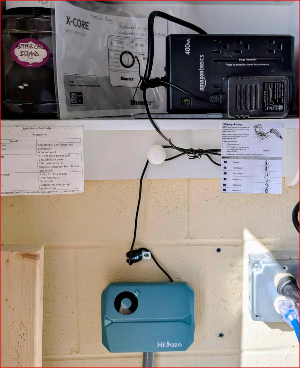 Smart Sprinklers Controller 2.4GHz WiFi, Irrigation Controller Easy Use App Enabled, 4 Zones + 16 Plans, Save Water Auto Skip Rain, Freeze & Wind, 10 Minutes Install customer photo 1
