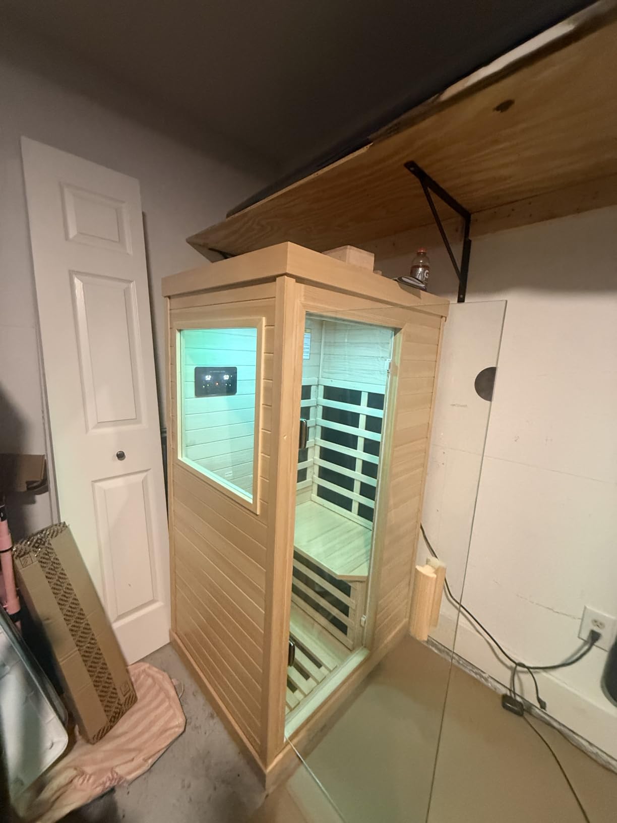 OUTEXER 2 Person Outdoor Sauna Infrared Saunas Dry Sauna Room 1800W 120V customer photo 1