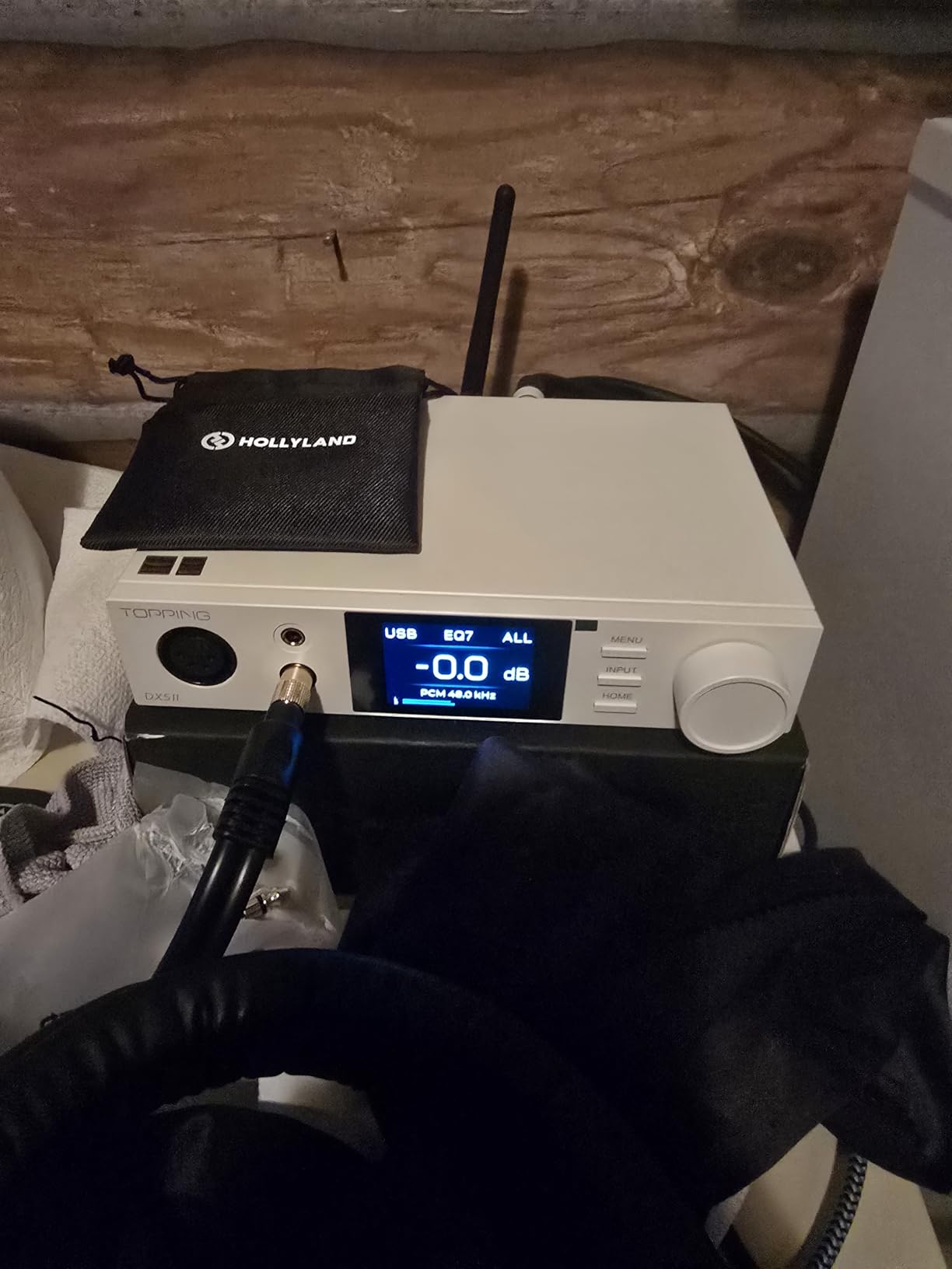 TOPPING DX5 II Hi-Res DAC & Headphone Amp Combo – Dual ES9039Q2M, X-Hybrid Amp, 10-Band PEQ, LDAC Bluetooth 5.1, 4.4mm Balanced & 6.35mm Headphone Output, Preamp Mode, 12V Trigger (Black) customer photo 1