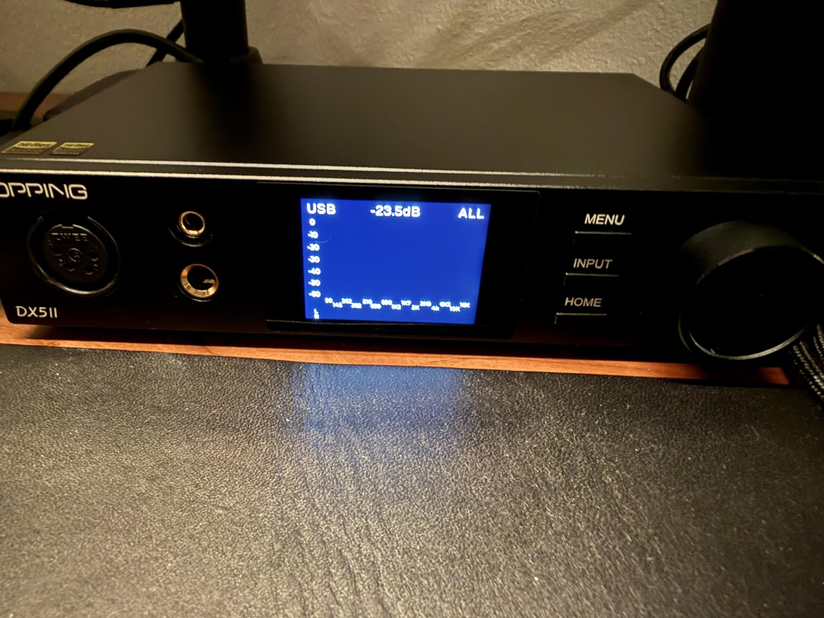 TOPPING DX5 II Hi-Res DAC & Headphone Amp Combo – Dual ES9039Q2M, X-Hybrid Amp, 10-Band PEQ, LDAC Bluetooth 5.1, 4.4mm Balanced & 6.35mm Headphone Output, Preamp Mode, 12V Trigger (Black) customer photo 2