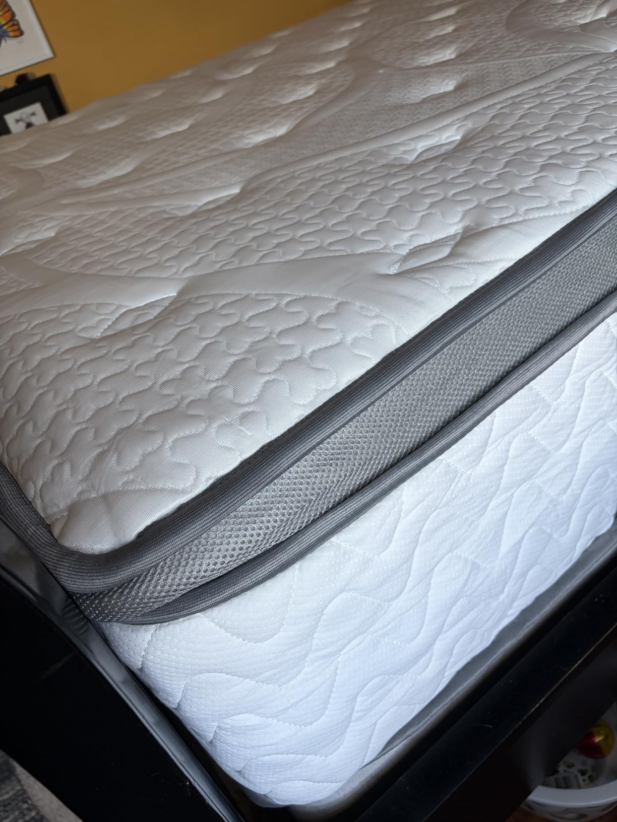 SLEEP100 Firm King Mattress 14 Inches - Luxury Cooling Hybrid Bed Mattress in a Box with Lumbar & Shoulder Support, Hotel Collection for Pain Relief - Fiberglass Free - 365 Night Trial customer photo 2