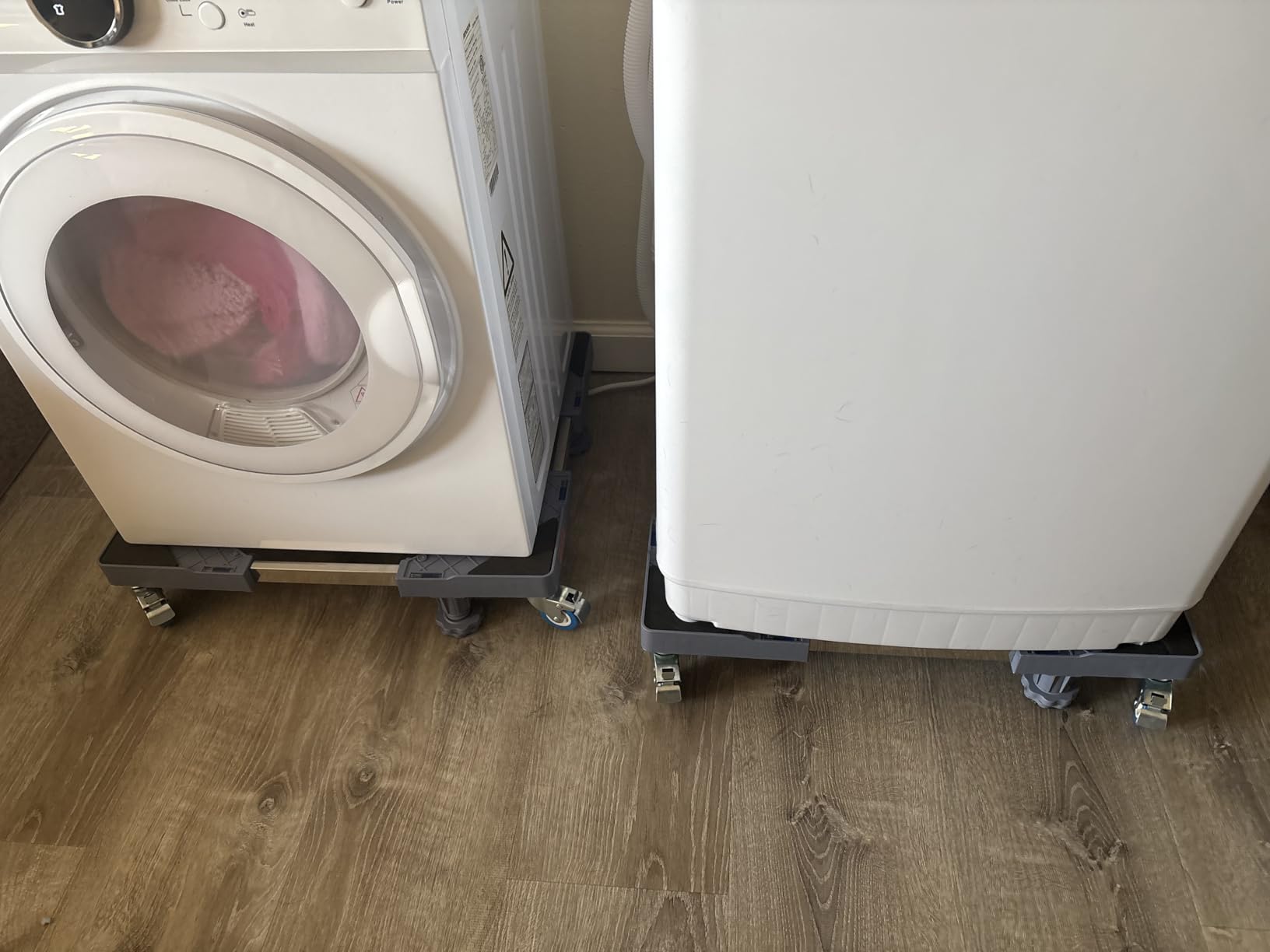 ROVSUN 1.8CuFt Portable Clothes Dryer and 17.8LBS Full-Automatic Washing Machine Set, Compact Laundry Washer and Dryer Combo Set with Stainless Steel Inner Tub, for Apartment, Dorms, Home customer photo 2