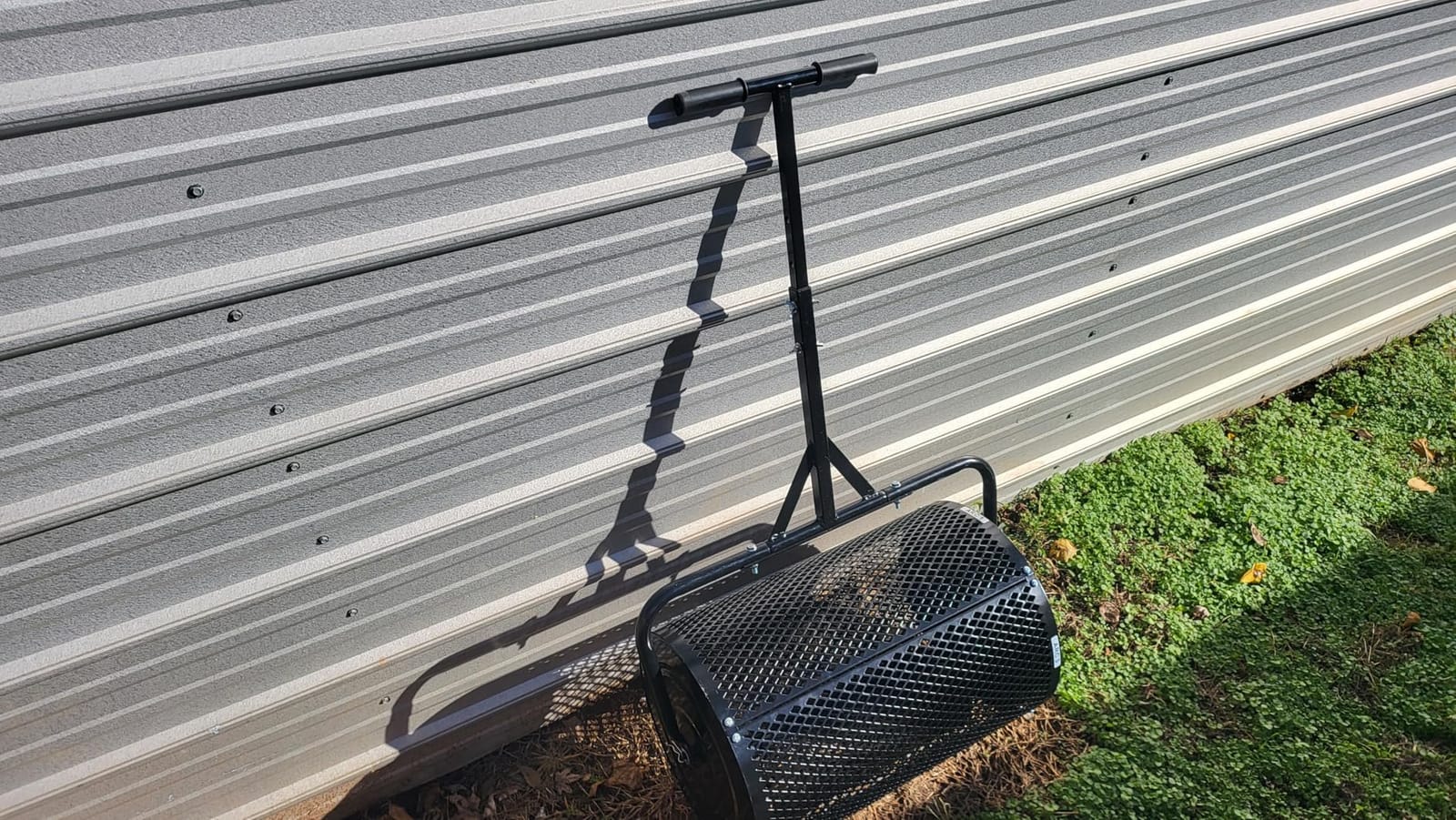 TEMFAR Compost Spreader 44 Inch Push/Tow Peat Moss Spreader customer photo 1