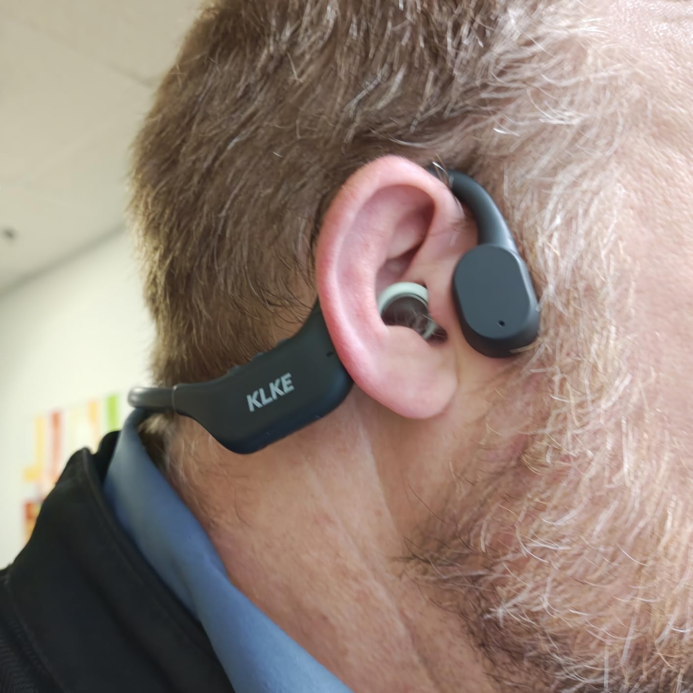 Z3 Open-Ear Bone Conduction Headphones with Mic, Sports Headset customer photo 2
