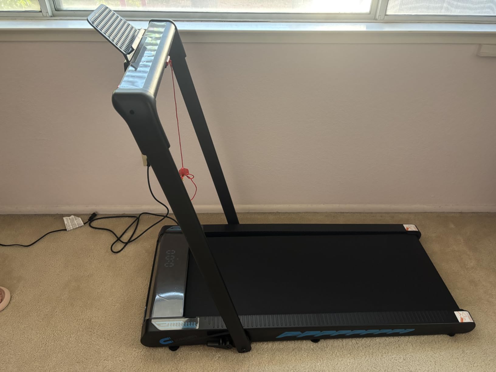 Treadmill with Speaker, 6-in-1 7.5MPH Foldable Treadmill for Home with App Compatible, Walking Pad with 10% Incline, LED Display, 3.0HP Brushless Drive, 350 LB Weight Capacity, 12 HIIT Programs customer photo 2