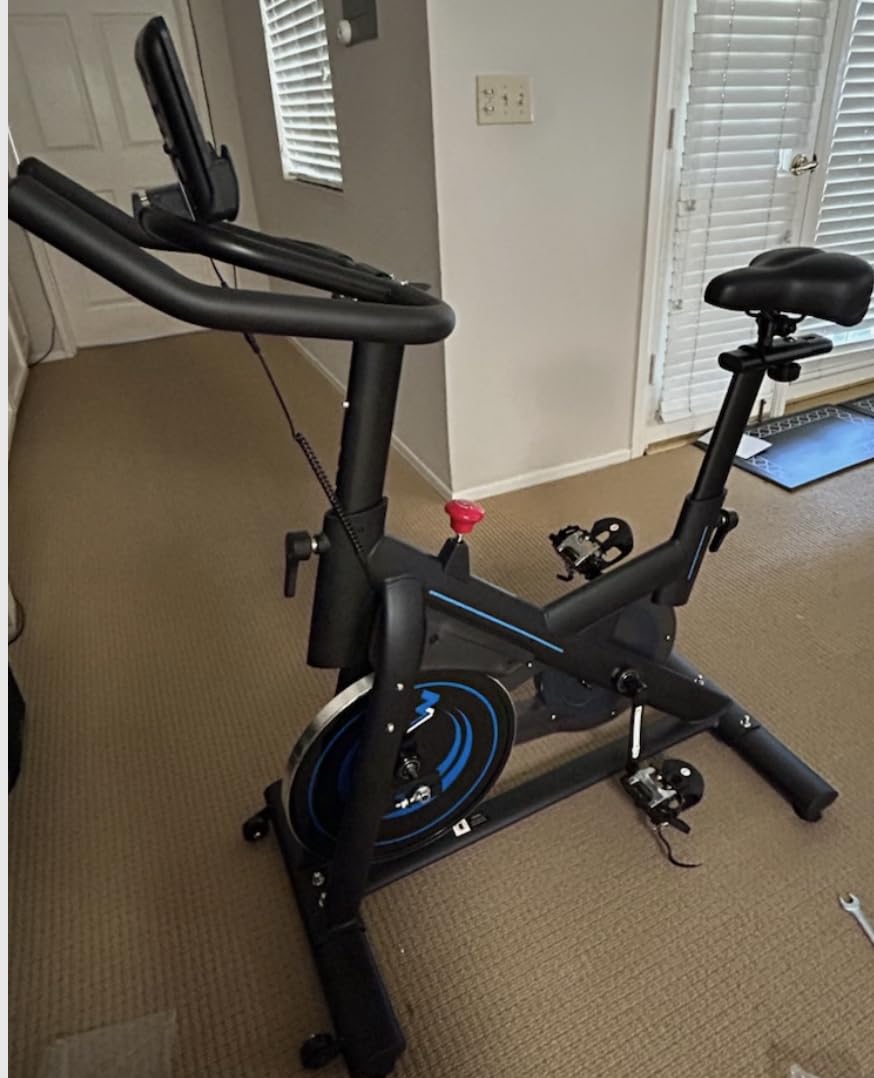 Wenoker Magnetic Exercise Bike,Stationary Bike for Home with APP customer photo 1
