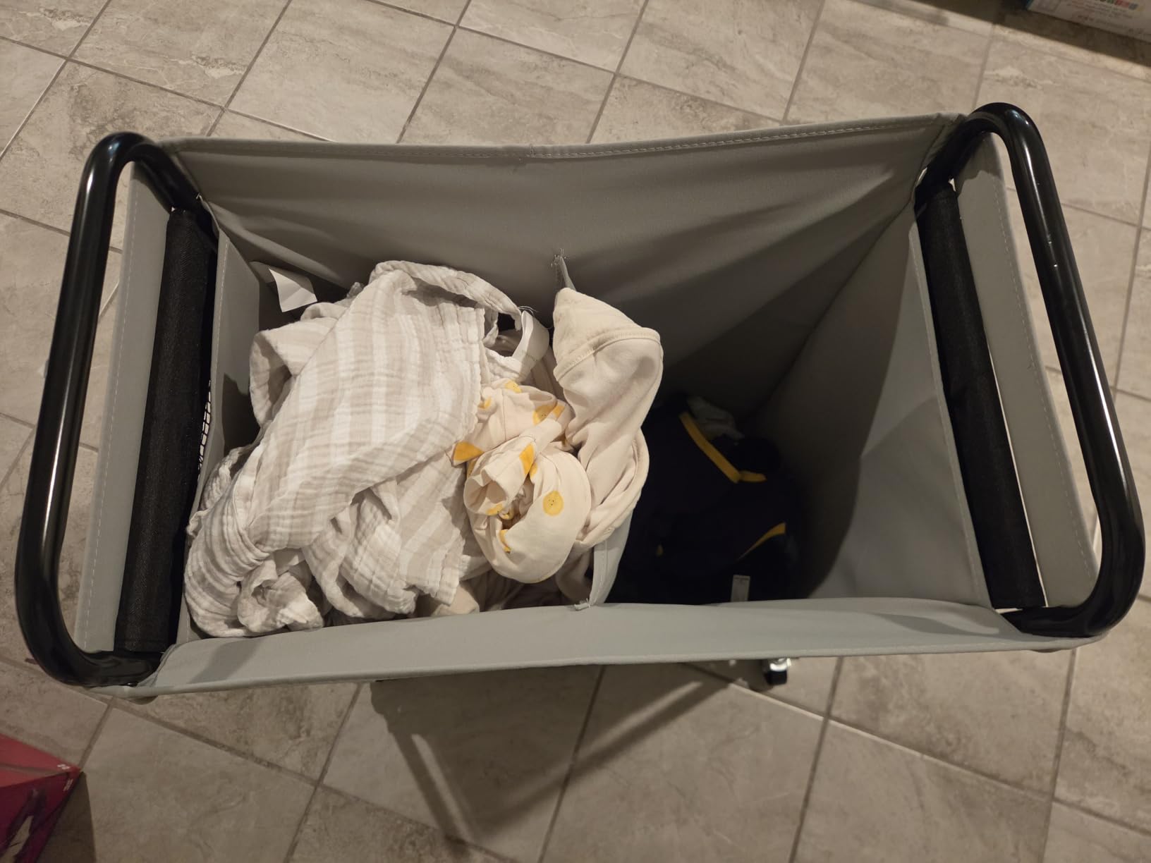 STO STO Laundry Hamper 4 Section, 140L Rolling Laundry Sorter Cart with Removable and Washable Liner Bag, Clothes Hamper with Wheels and Metal Handle for Laundry Room and Bedroom, Beige customer photo 1