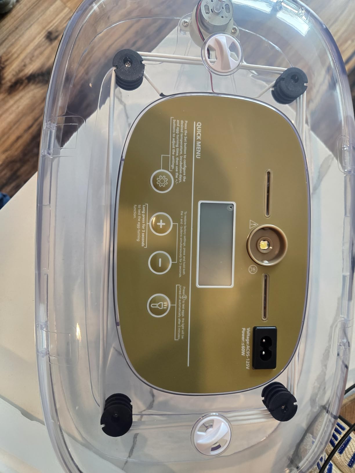 Ploomi 24 Eggs Incubator with Auto Water Refill & Humidity Control, Automatic Egg Turner, Built-in LED Candler, Species Pre-Programs for Chicken Duck Quail Turkey - Beginner Friendly customer photo 2