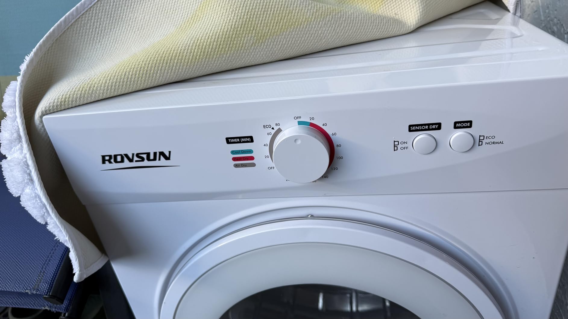 ROVSUN 25LBS Full-Automatic Washing Machine and 3.5CuFt Portable Clothes Dryer Set, Compact Laundry Washer and Dryer Combo Set with Stainless Steel Inner Tub, for Apartment, Dorms, Home customer photo 2