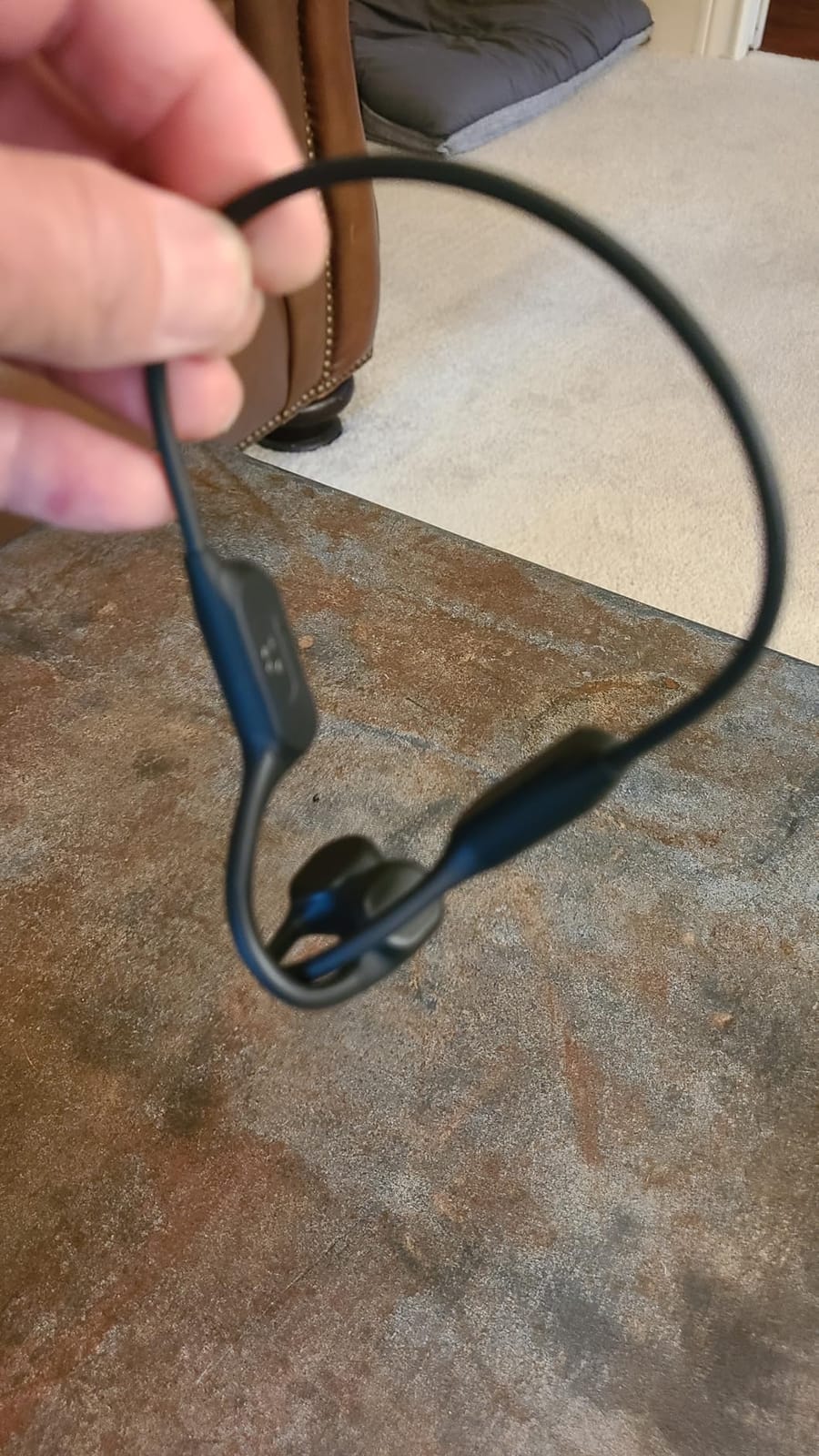 ANSTEN Swimming Headphones, Bone Conduction Earbuds IP68 Waterproof Earbuds customer photo 1