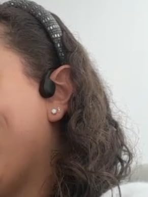 ANSTEN Swimming Headphones, Bone Conduction Earbuds IP68 Waterproof Earbuds customer photo 2