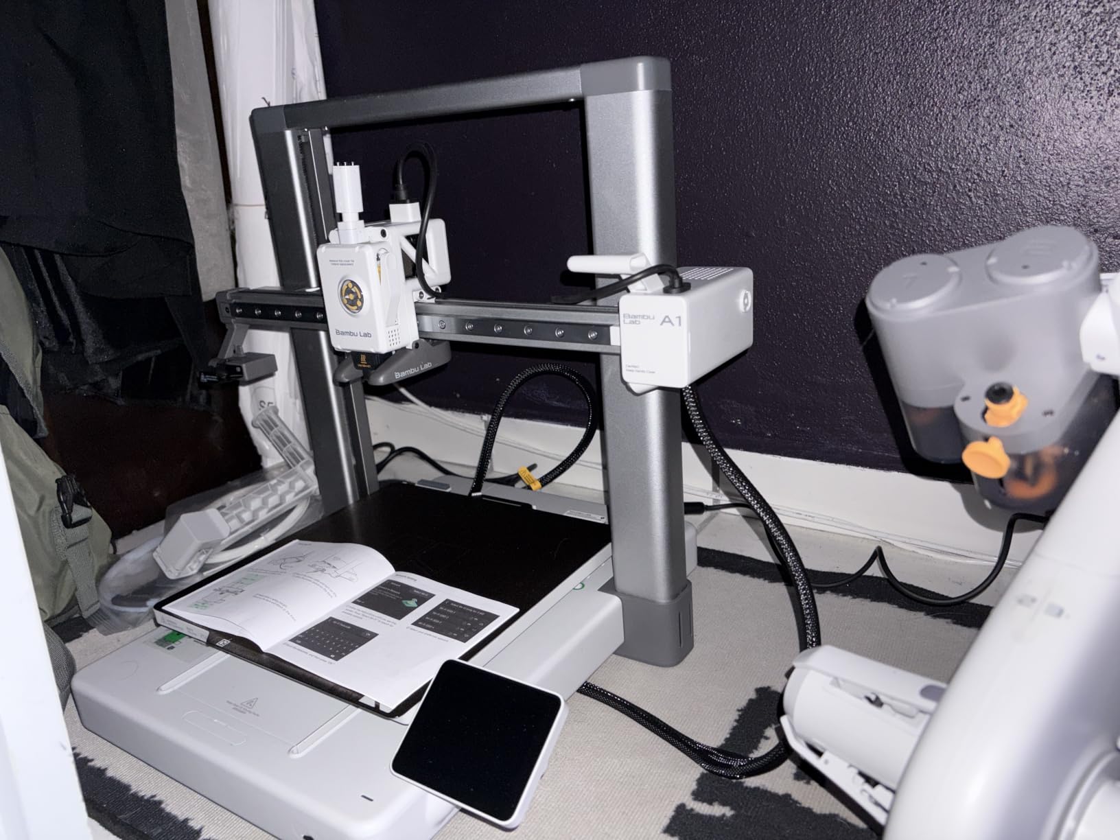 Bambu Lab A1 Combo + LED Lamp Kit, Multi-Color 3D Printing (with AMS lite) customer photo 2