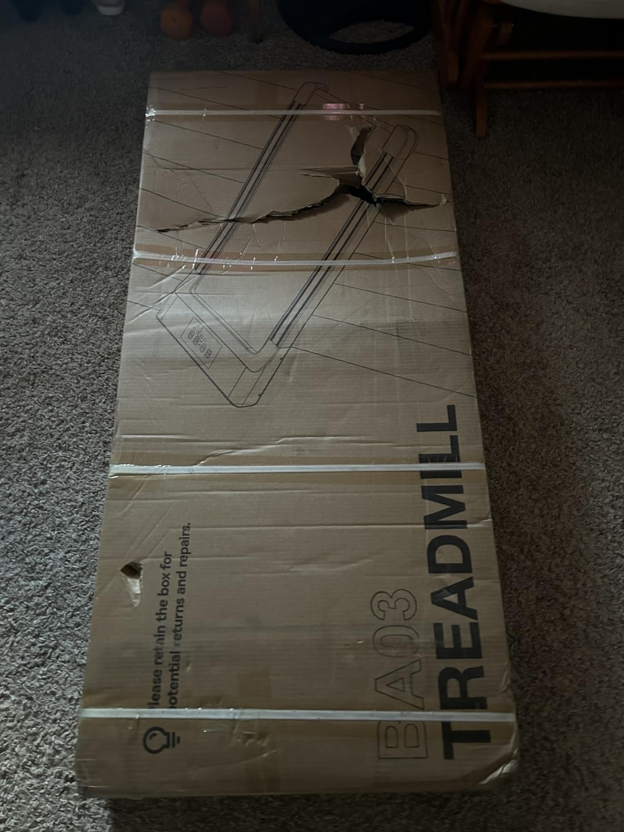 DeerRun Under Desk Walking Pad Treadmill for Home Office & Small Spaces, 6% Manual Incline, 0.6–3.8 MPH Walking Speed, 2.5 HP, 300 lb Capacity, App & Remote Control customer photo 2
