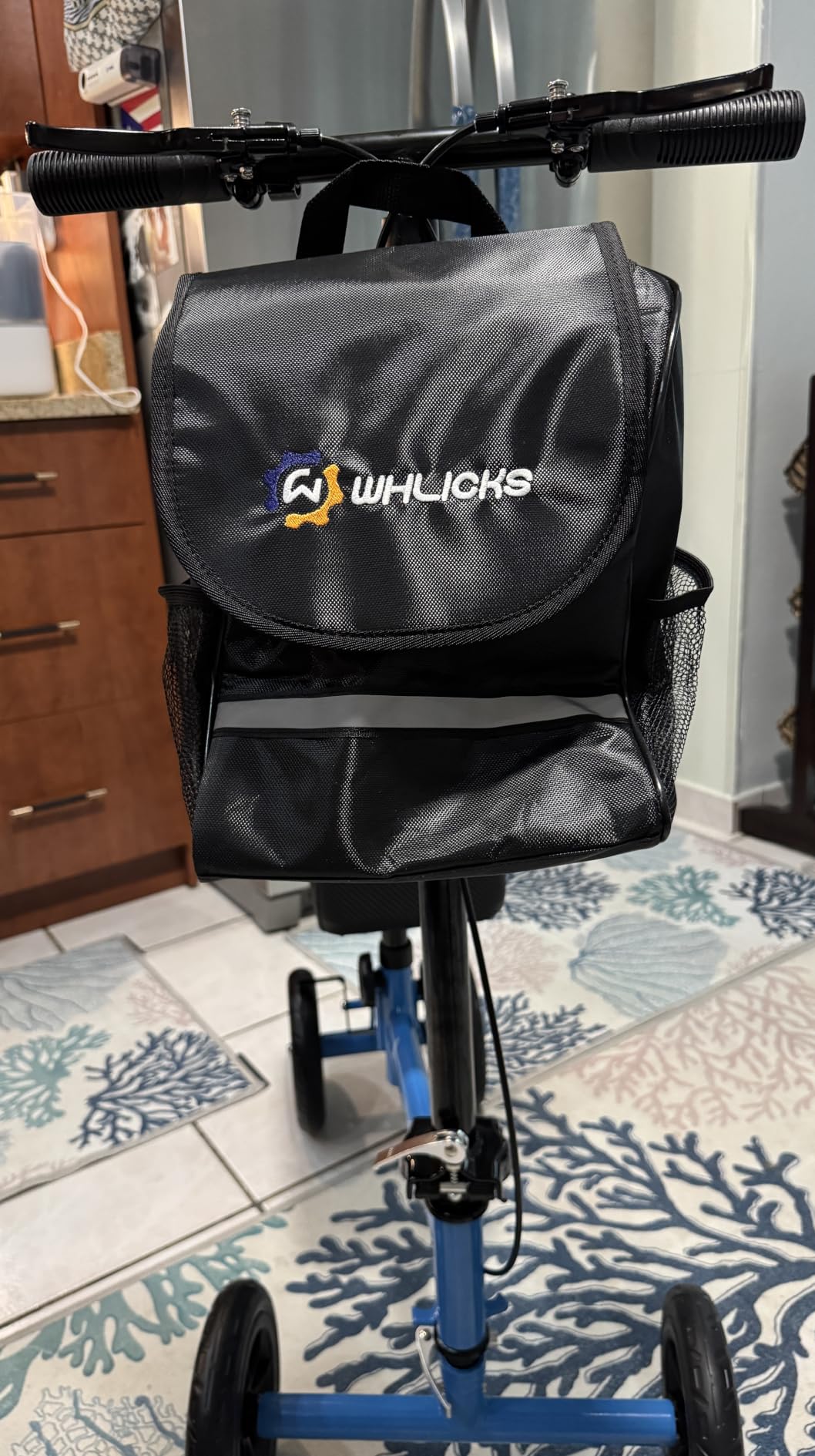 WHLICKS Foldable All Terrain Knee Scooter for Adults for Foot Injuries customer photo 2