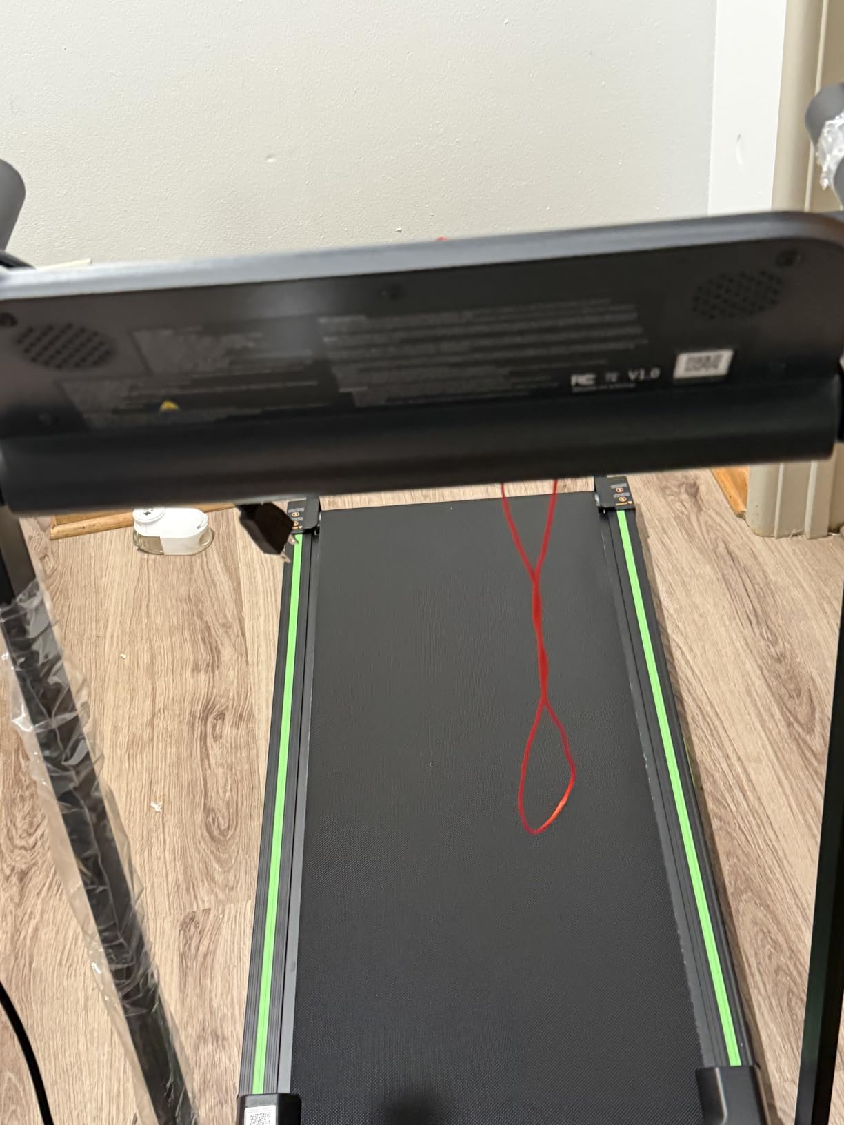 Treadmills for Home, Walking Pad with Incline, Caminadoras para Hacer Ejercicio, 0.6-6.2 MPH Portable Foldable Under Desk Caminadora, Eléctrica Casa Tredmill, Folding Compact Running Machine customer photo 2