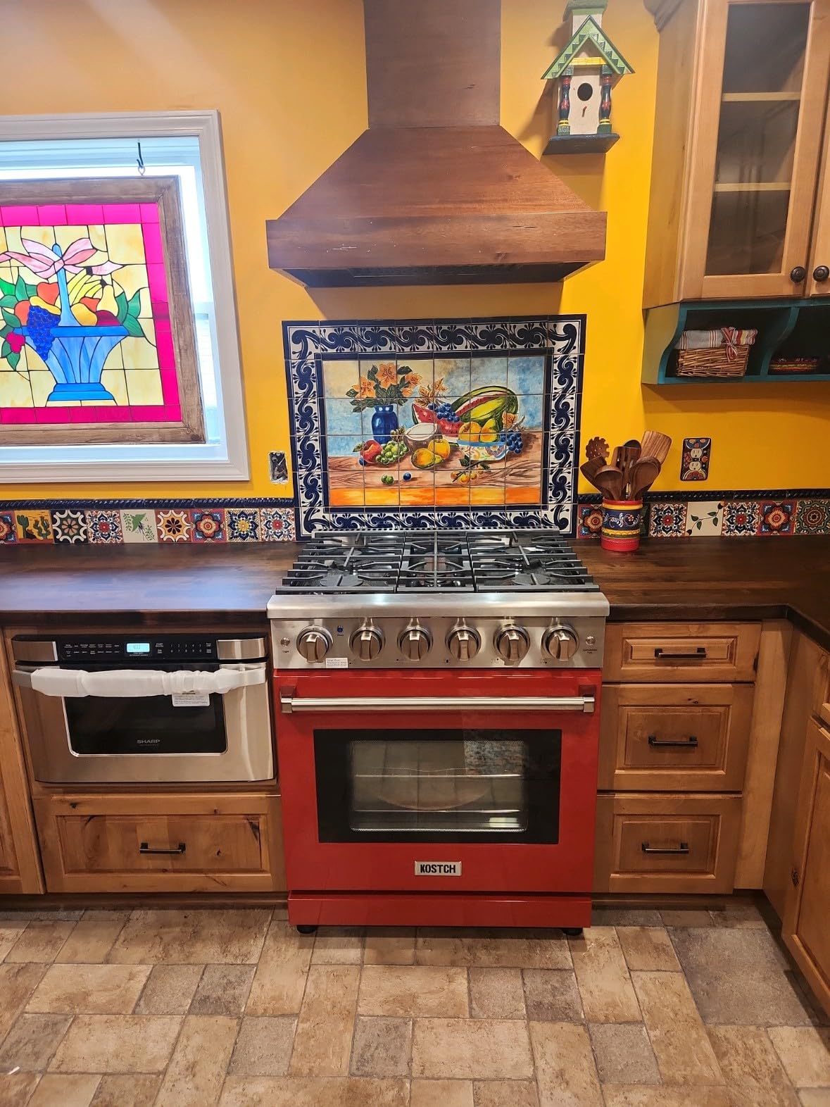 KOSTCH 30-inch Professional Freestanding Pro-Style Natural Gas Range or Liquid Propane Gas Range with 5 Burners, 4.55 cu.ft. Oven Capacity, in Stainless Steel - KOS-30RG03M (White/Bronze) customer photo 1