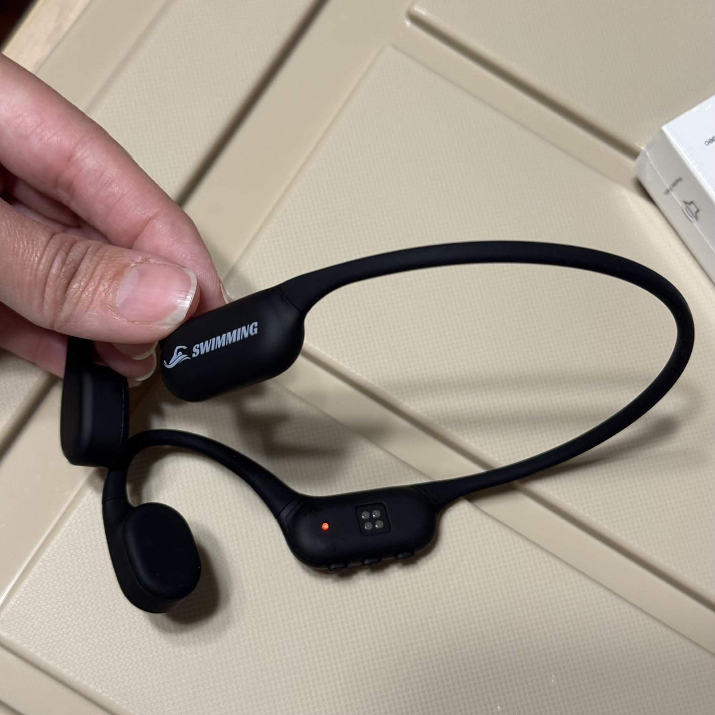 Swimming Headphones Underwater,Bone Conduction Headphones IP68 Waterproof customer photo 1