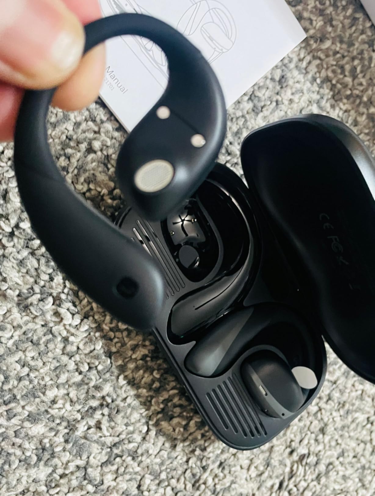 CXK Bone Conduction Headphones IPX8 Waterproof Bluetooth 6.0 Swim Headphone customer photo 1