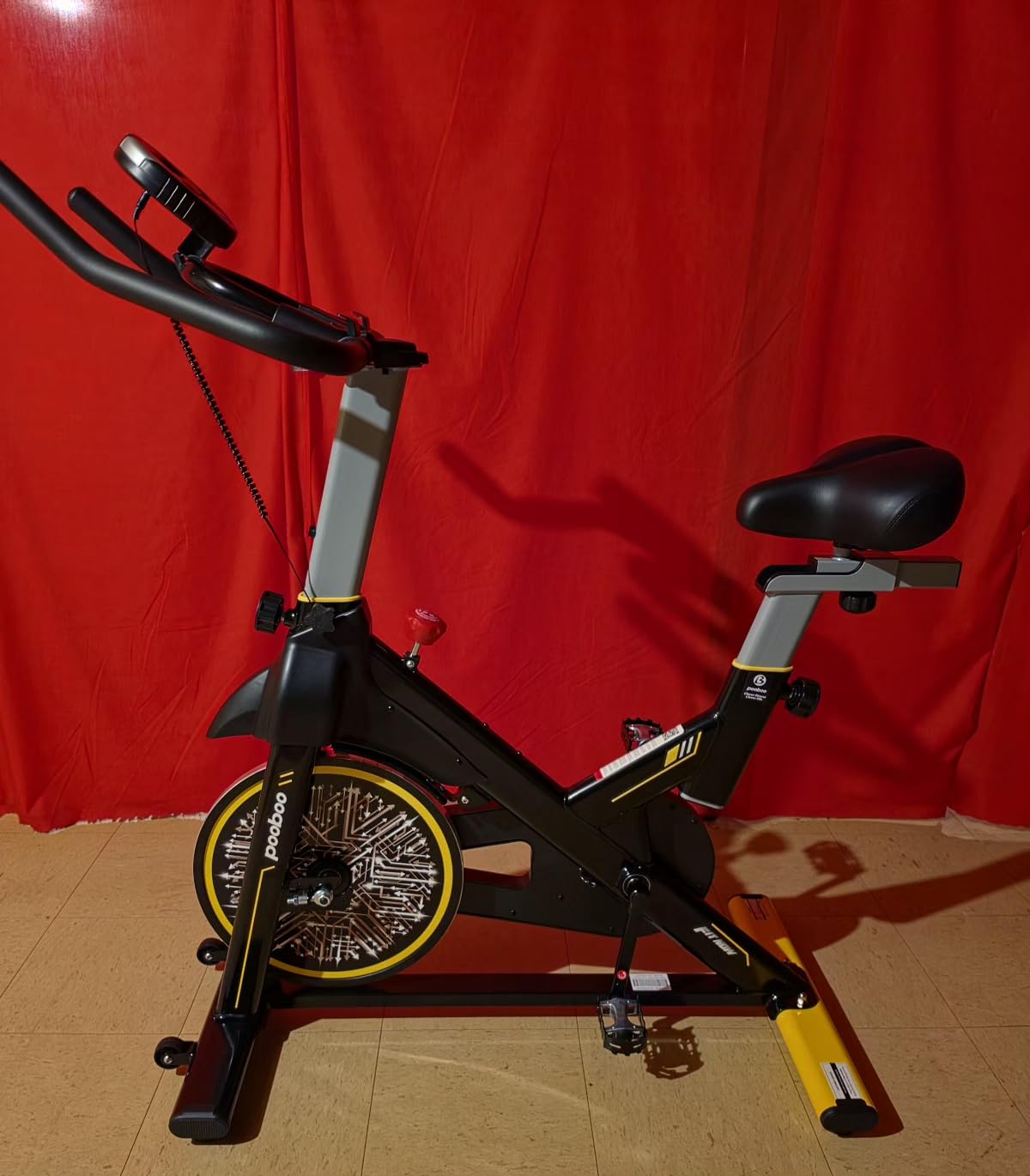 Stationary Exercise Bike for home, Magnetic Resistance, Silence & Smart App customer photo 1