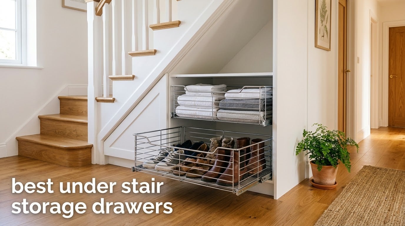 best under stair storage drawers