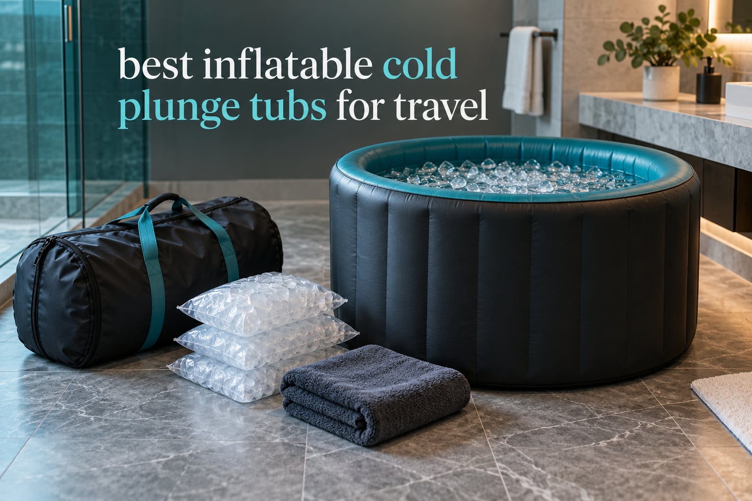 best inflatable cold plunge tubs for travel