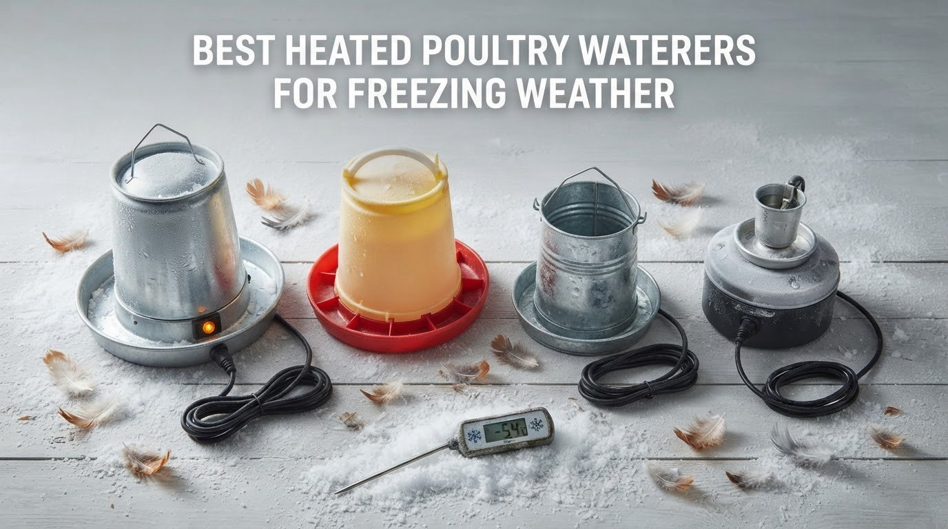 best heated poultry waterers for freezing weather