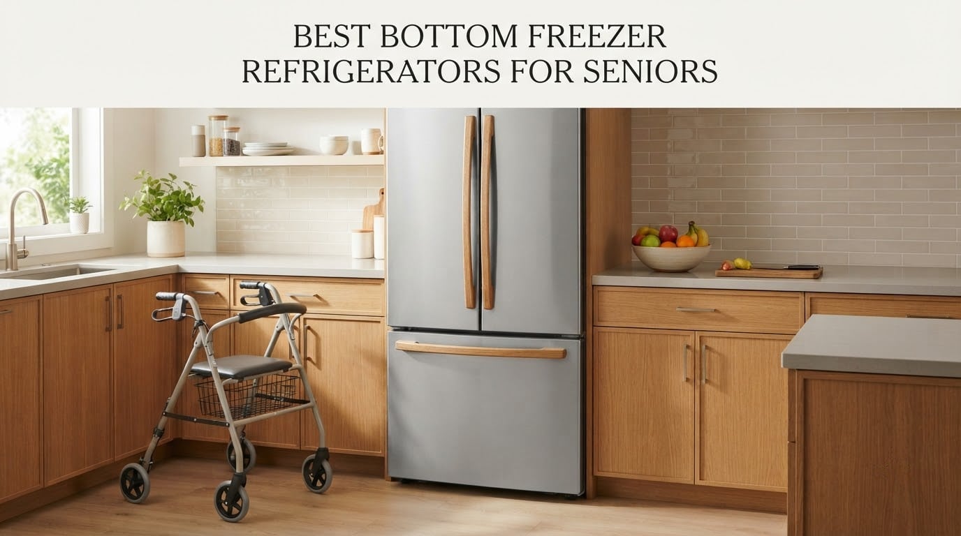 best bottom freezer refrigerators for seniors