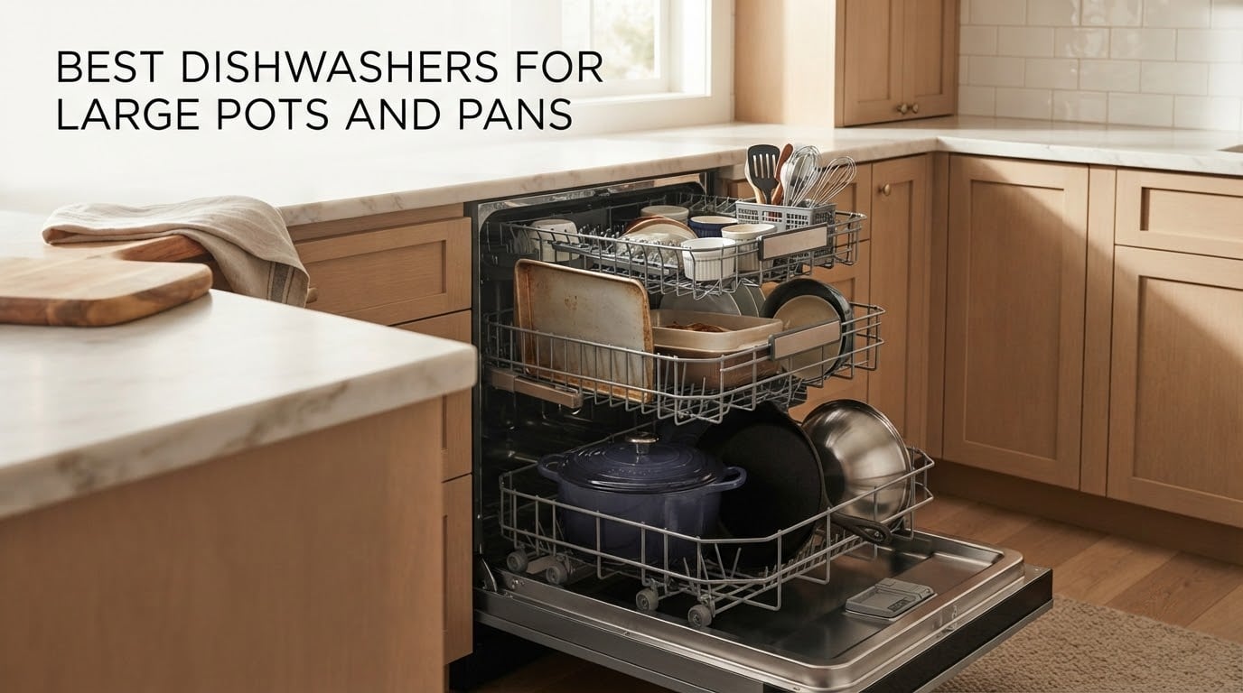 best dishwashers for large pots and pans
