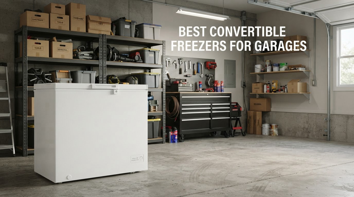 best convertible freezers for garages