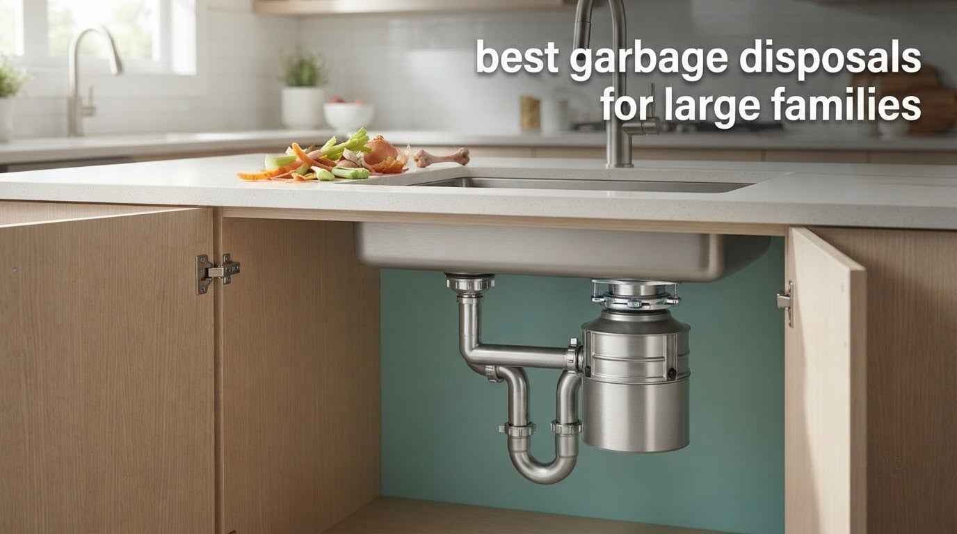 best garbage disposals for large families