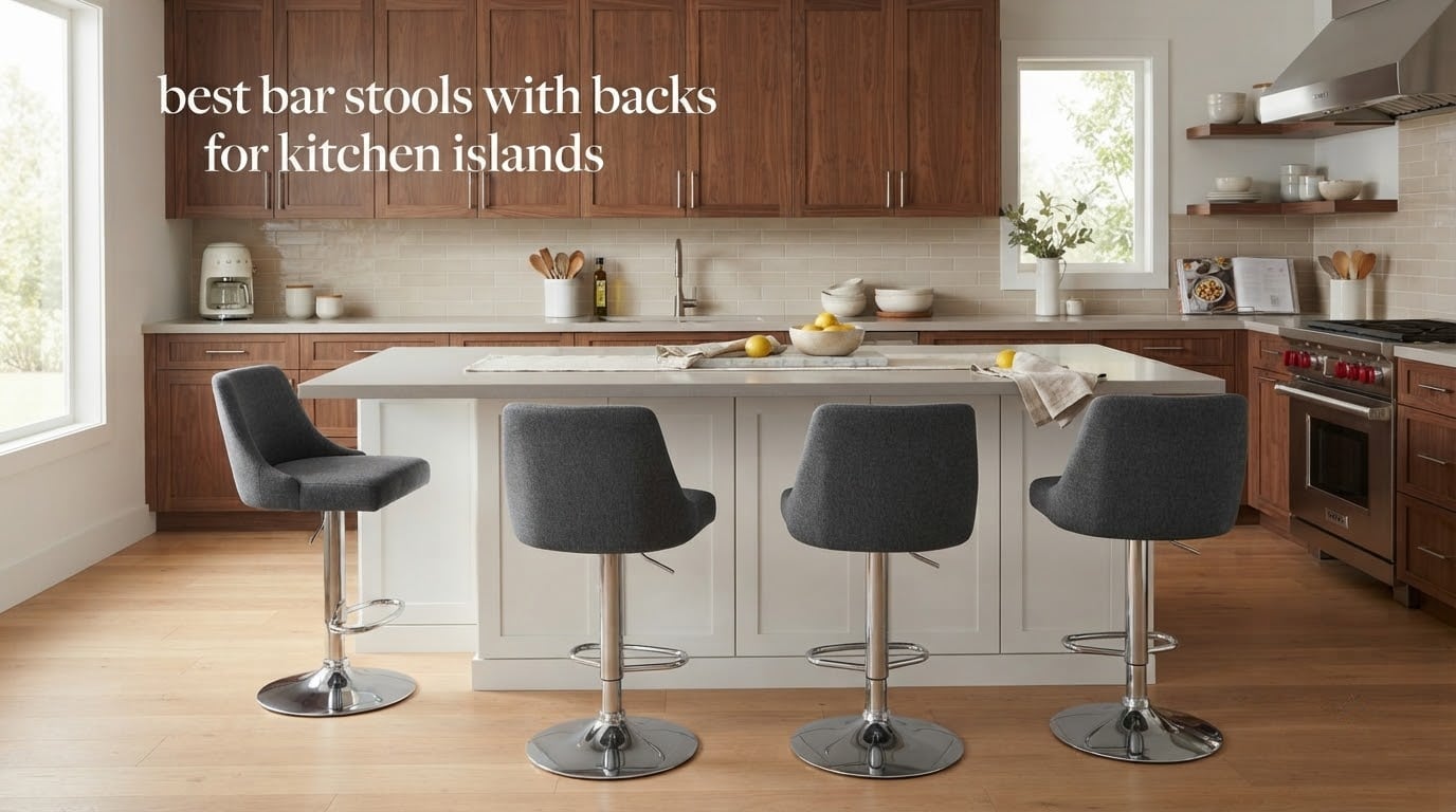 best bar stools with backs for kitchen islands