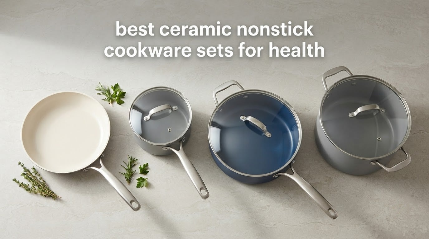 best ceramic nonstick cookware sets for health