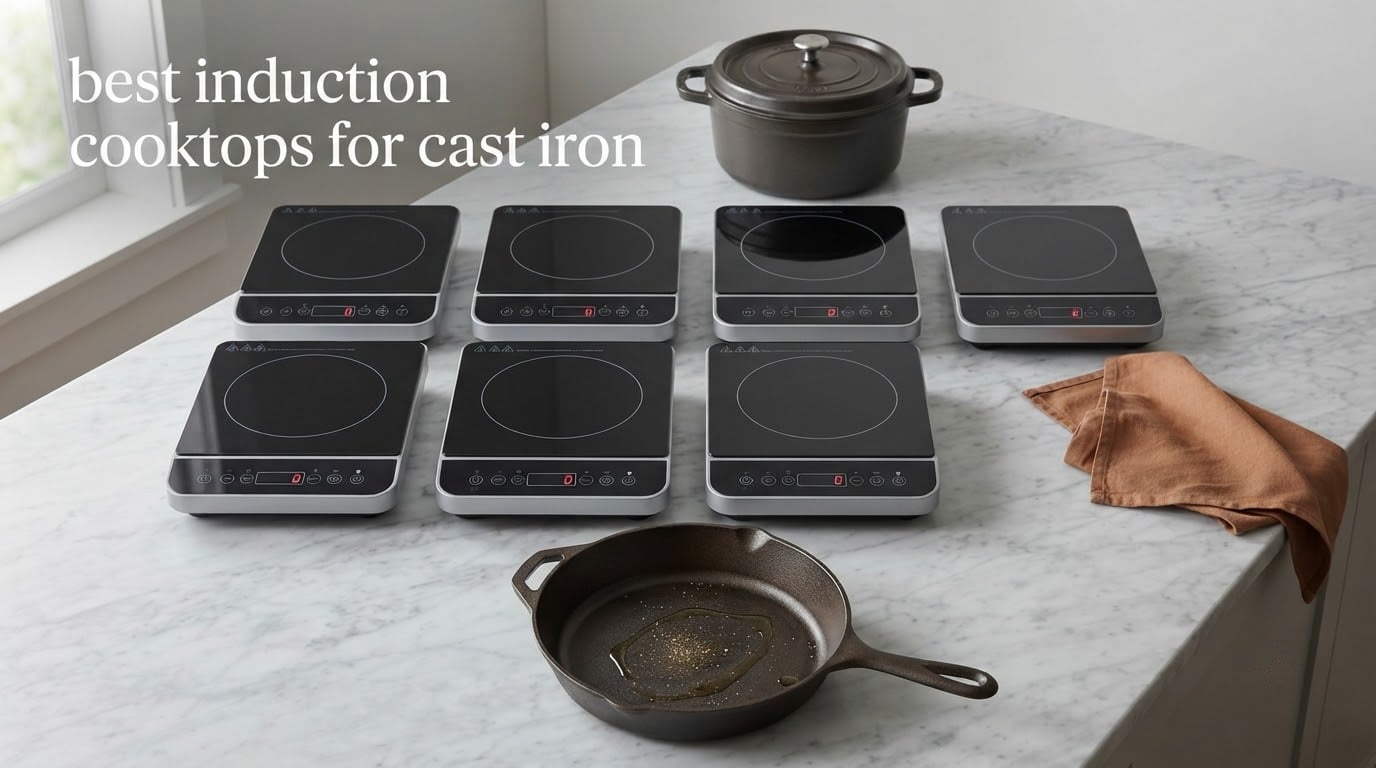 best induction cooktops for cast iron