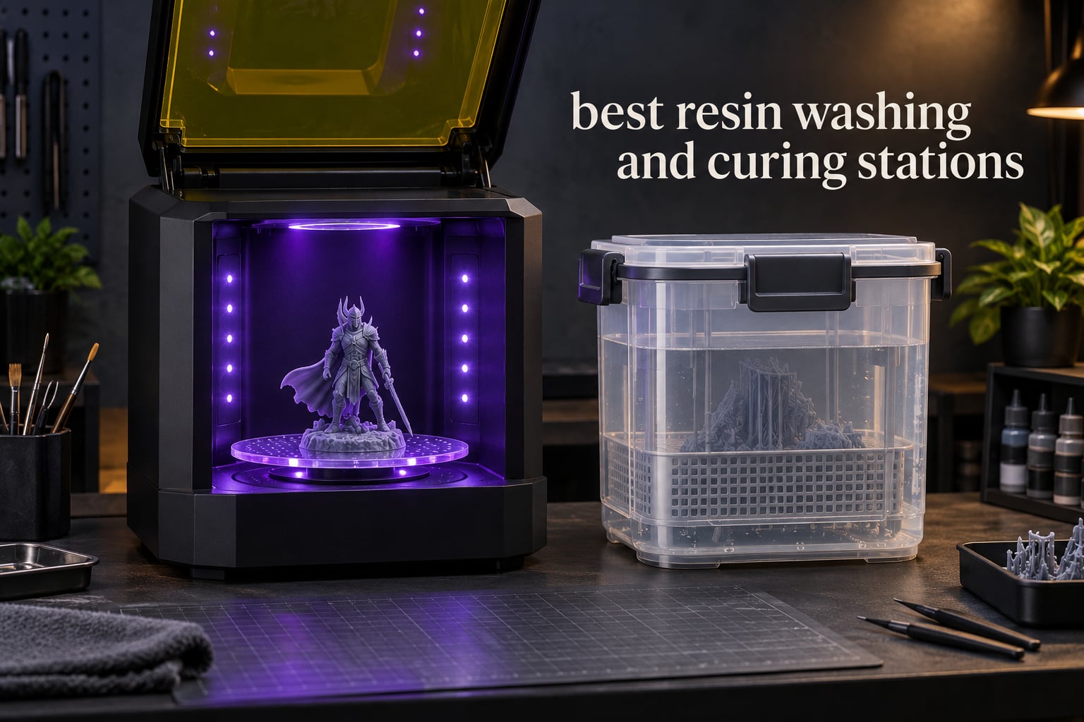 best resin washing and curing stations