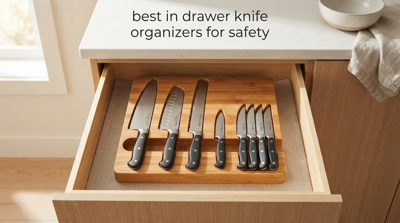 best in drawer knife organizers for safety