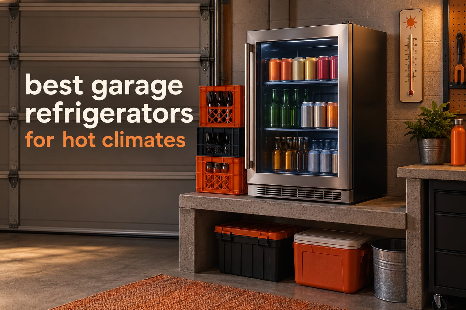 best garage refrigerators for hot climates