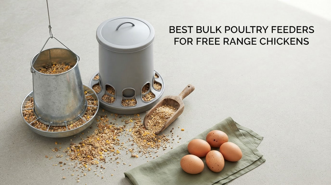best bulk poultry feeders for free range chickens