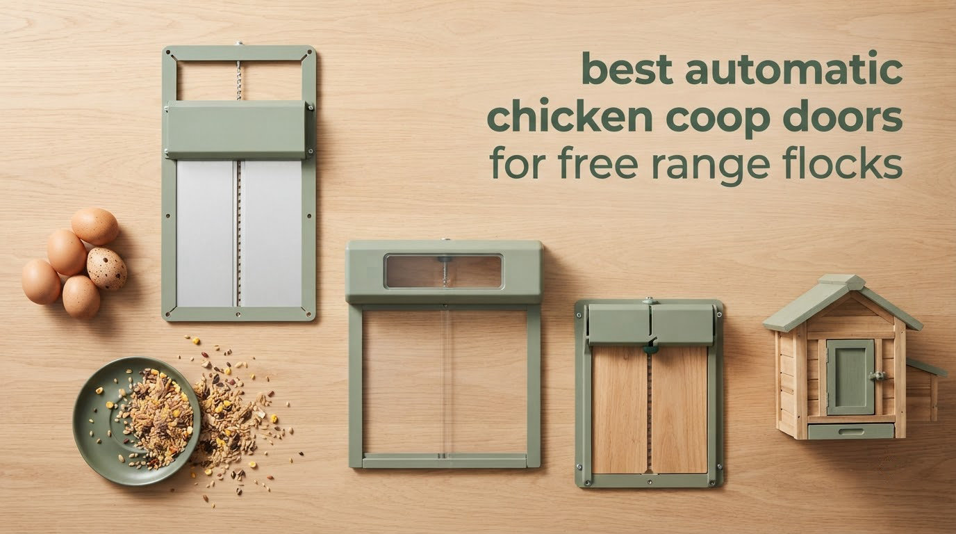 best automatic chicken coop doors for free range flocks