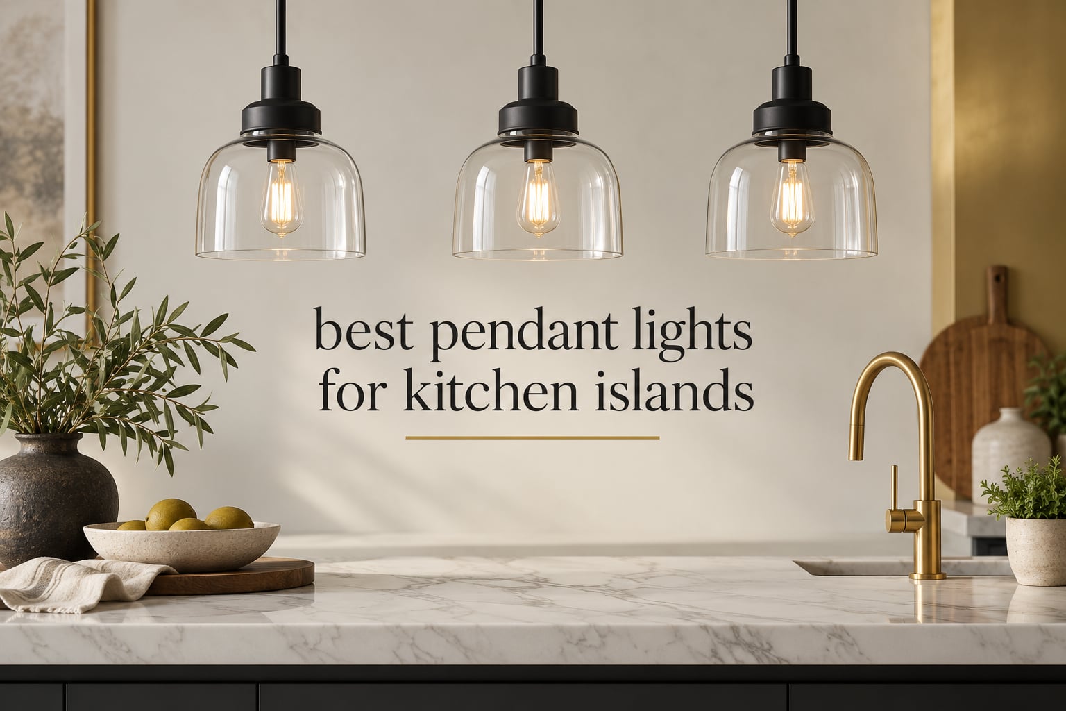 best pendant lights for kitchen islands