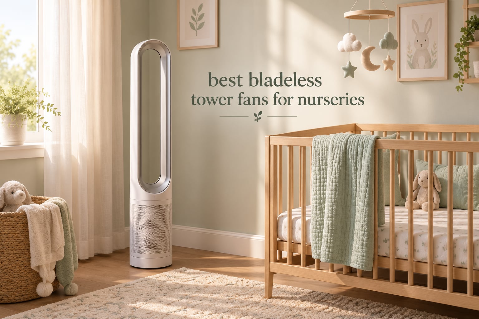 best bladeless tower fans for nurseries
