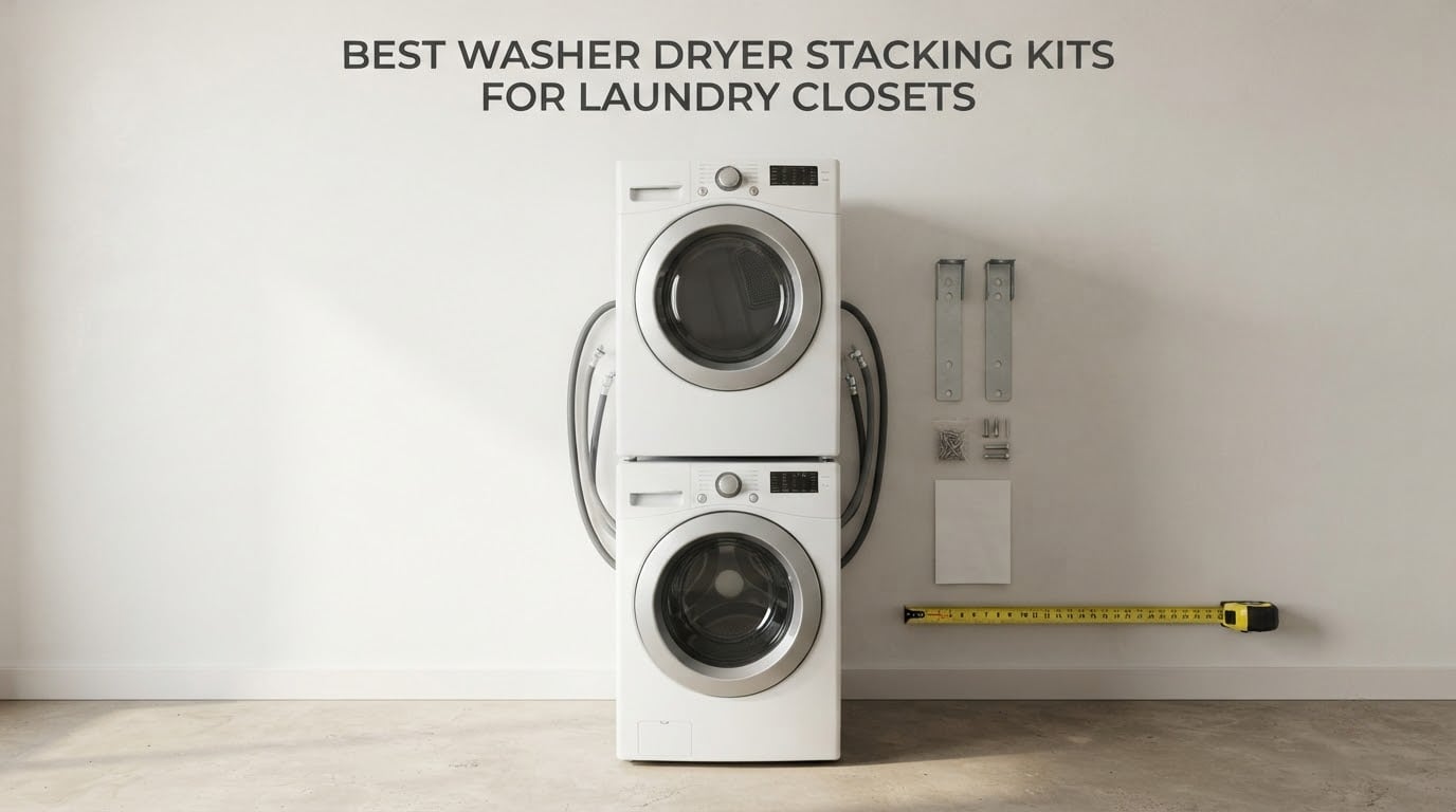 best washer dryer stacking kits for laundry closets