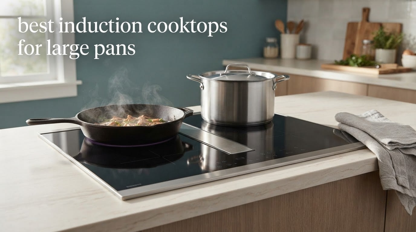 best induction cooktops for large pans
