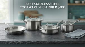 best stainless steel cookware sets under $300