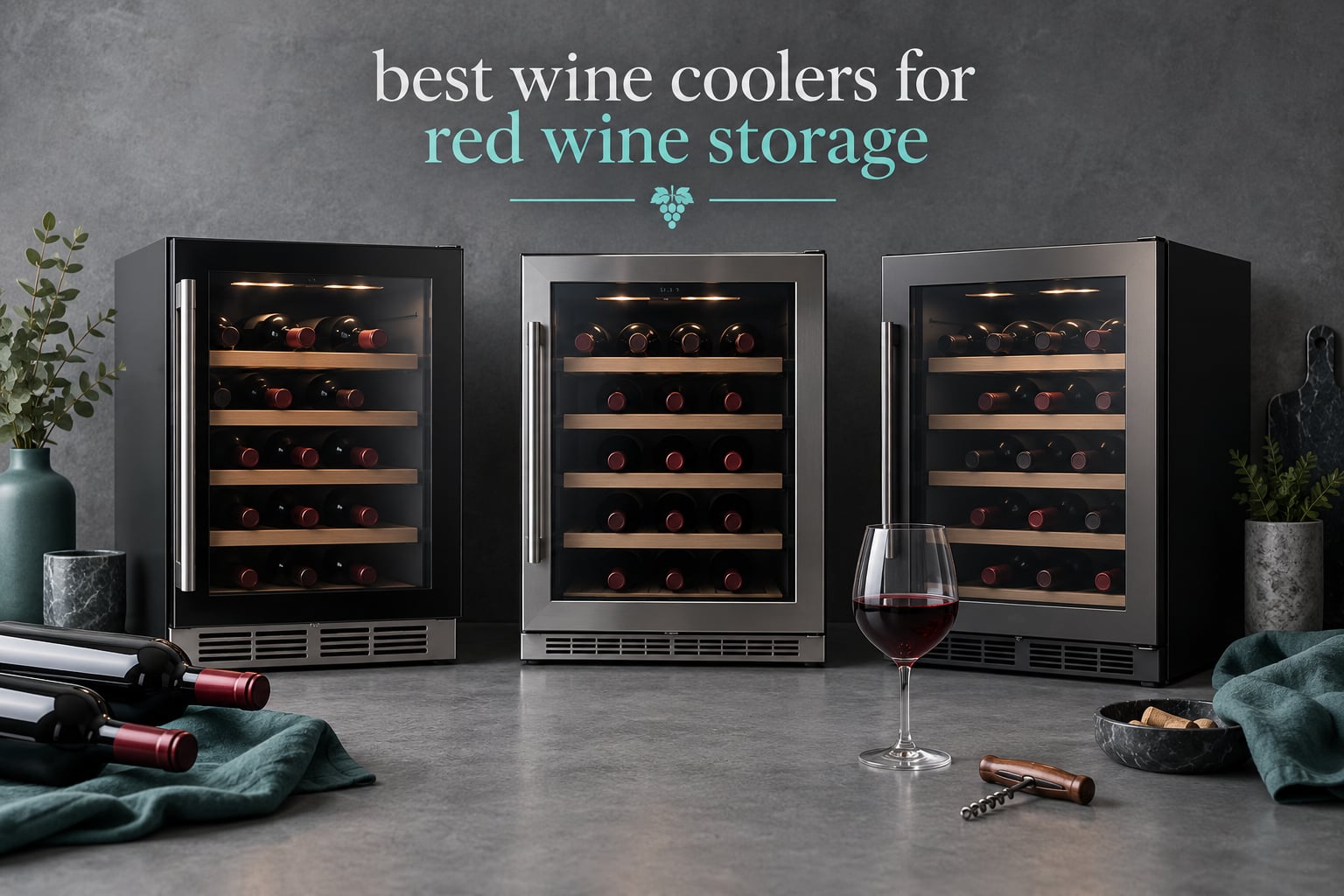 best wine coolers for red wine storage