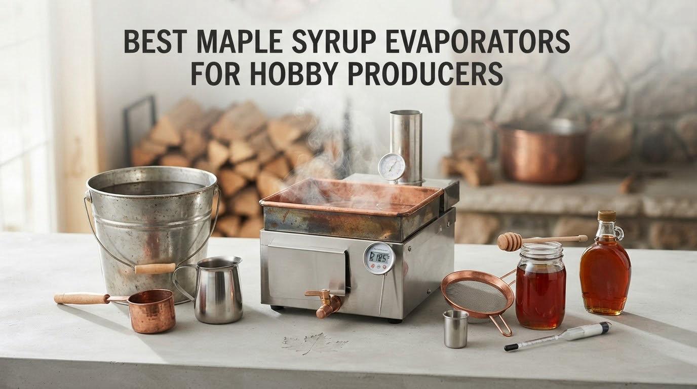 best maple syrup evaporators for hobby producers